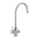 Zein ZS 20101 kitchen mixer, with output for drinking water, stainless steel, satin