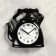 Watching clock, series: kitchen, "kettle", smooth move, 24 x 24 cm