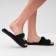 Women's slippers with open nose size 40-41, black color