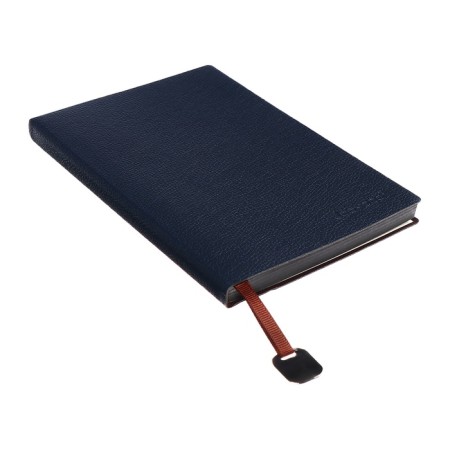 The diary is notathered, A6+format, 116 sheets, cage, blue light, tones. cut-3