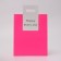 Gift package with a cut handle 26 x 32 x 10 cm, fuchsia