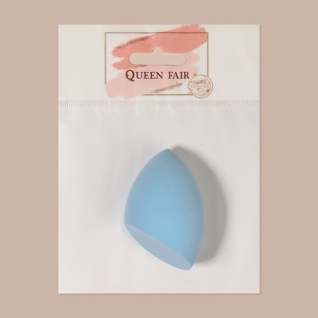 Mowed sponge for makeup "drop", 6.5 × 4 × 4 cm, color mix-4