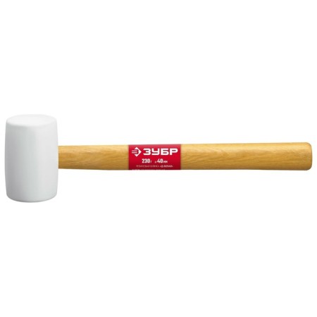 Kiyanka rubber bison 20511-230_z02, white rubber, wooden handle, 230 g