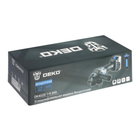 DKAG20 Battery Ushm, Brightless, 20 V, 5 Ah, 125 mm, 3000/9000 rpm-9