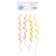 Jewelry for the cake "spirals", stretch, peach color