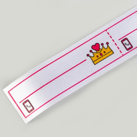 Fabric thermolent with tags for clothing "Unicorn", 7 pcs-5