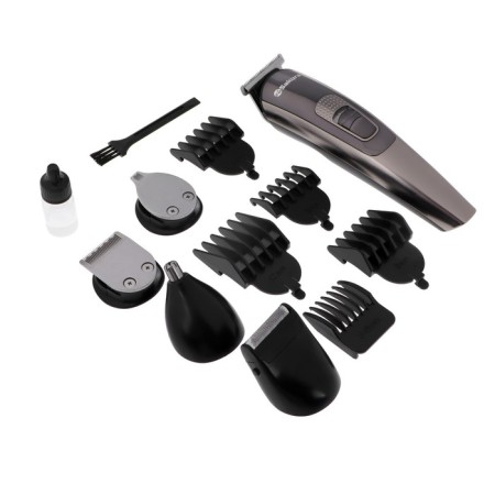 Trimmer Sakura SA-5531BK, for beard/mustache/head, 3-12 mm, 9 nozzles, battery, black-1