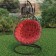 Siri swing pillow, diameter 115 cm, red color