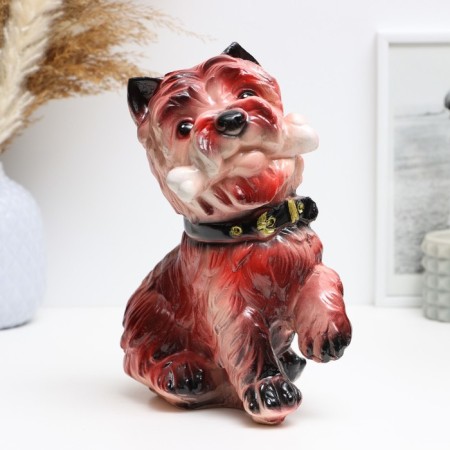 Piggy bank "Dog with bone" 21x16cm