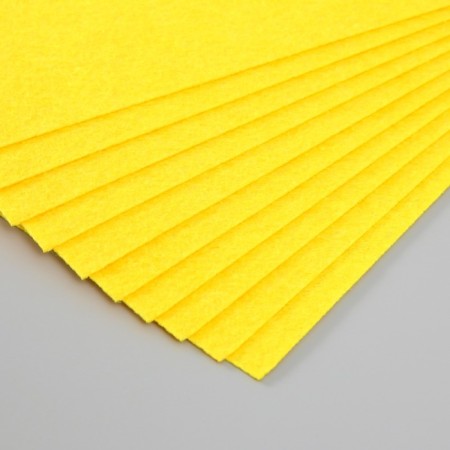 Hard felt 1 mm 20x30 cm yellow-2