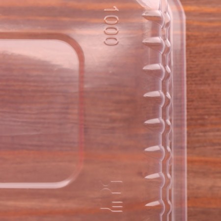 Container Plastic disposable “Yuzhuralpak”, KR-179, 1000 ml, 17.9 × 13.2 × 7 cm, transparent color-2