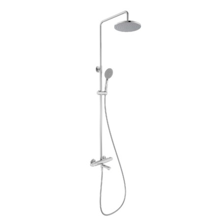 Shower system IDDIS Torr Torsbbti06-S, thermostat, tropical shower, chrome