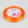 Satin tape, 12 mm × 23 ± 1 m, color bright orange No. 25