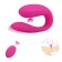 Vibrator for steam ok-hoods, with vacuum-wave clitoris stimulation, 10 modes, du, pink