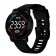 Men's washing watches, silicone strap, black