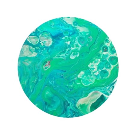 Set for creativity "Fluid art", green colors