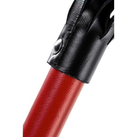 A whip with a red handle Pecado BDSM, genuine leather, red-2