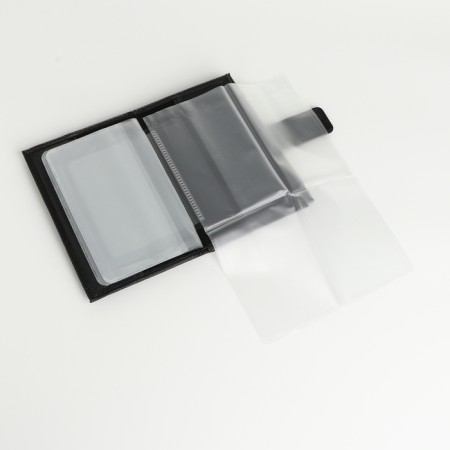 Cover 2 in 1, for auto documents and passports on a magnet, the color is black-6