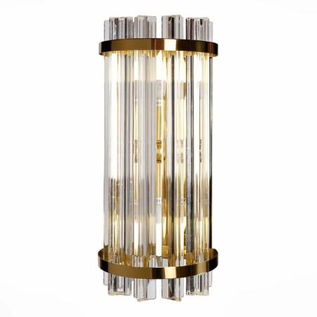 Sconces st. SL1179.201.02. Arezzo. 2x40 watts, E14, 16x38 cm, golden color