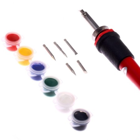 Wood burning device, 6 colors + 5 nozzles-9