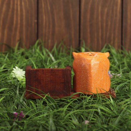 Calendar table tree "Pink Owl" 15x6x7 cm-3