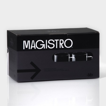 Set of glass mugs Magistro Gloria, 320 ml, 11 × 8 × 9 cm, 2 pcs-7