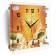 Wall clock: kitchen, "tea", silent, 20 x 26 cm