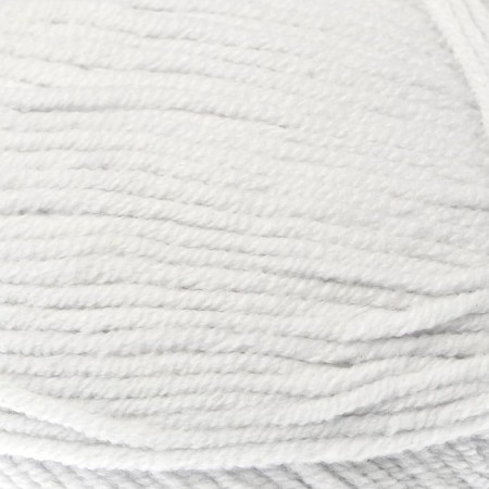 Yarn "Cotton Gold" 55% cotton, 45% acrylic, 330m/100g (55 white)
