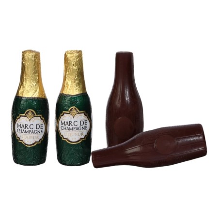 New Year. Figure chocolate Moments Champagne, with alcohol filling, 13 g-1