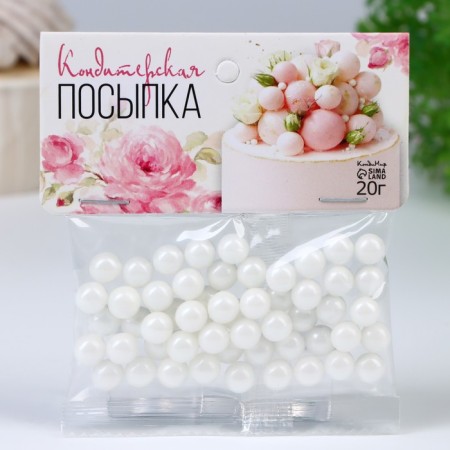 Confectionery Sprinking "Air Zephyr", 7 mm, 20 g-1