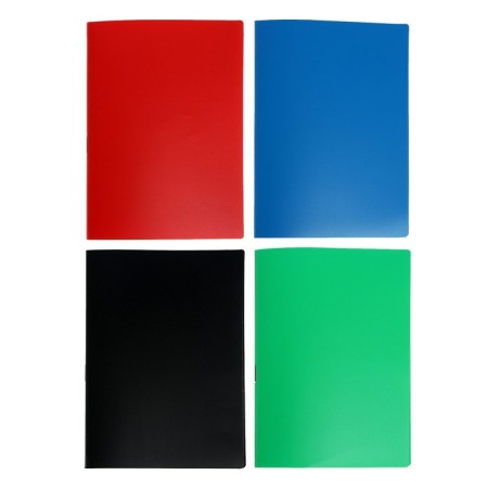 A4 folder, 100 transparent files, 400 μm, mix