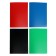 A4 folder, 100 transparent files, 400 μm, mix