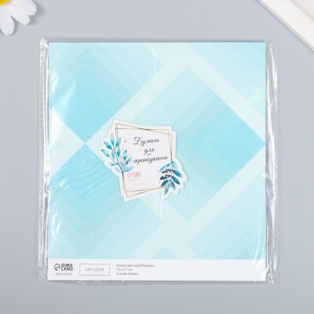 Scrapbooking paper "Gradient" density 180 g 15.5x17 cm-3