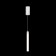 Squirry of suspended Technical P022PL-L10W, LED, 10W, 3x3x50.6 cm, 1000lm, white color