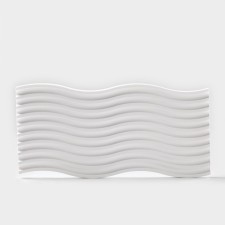 Блюдо для подачи из гипса Sands of Athens 25×12,5×1 см, цвет белый