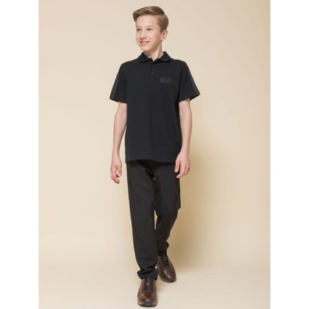 Polo for the boy Pelican, height 158 ​​cm, black color-9