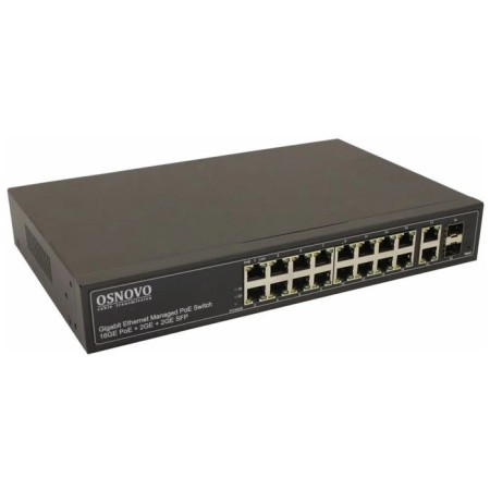 OSNOVO SW-8182/L (300W) switch, uncontrollable, 16x10/100/1000base-T-1