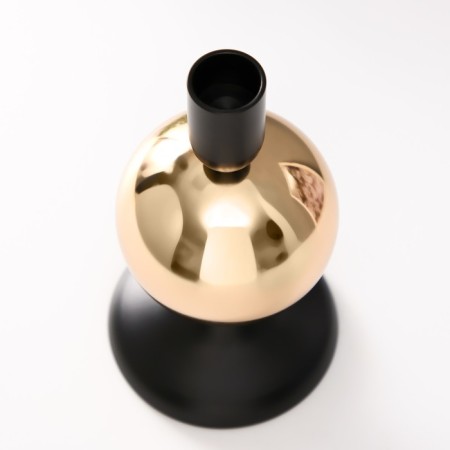 Summary Metal for 1 candle d = 2 cm "Delfuse. Golden ball" 9x9x17 cm-2