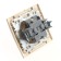 1-seater s/s outlet, Stekker series Erna, PST16-9010-02, ivory