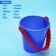 Set for playing in sand No. 111: 6 molds for sand, scoop, rake, bucket, mix