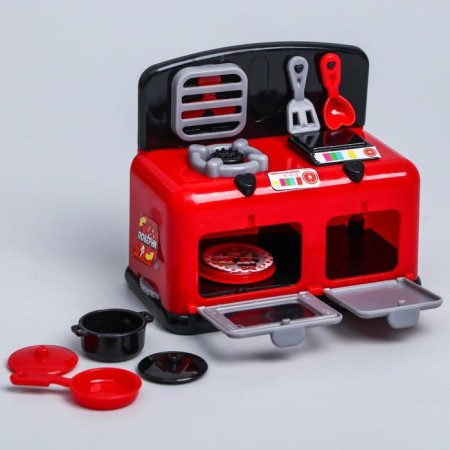 Game set Mini-Kukhnya "Mom's Assistant", Minnie Mouse, with dishes-3