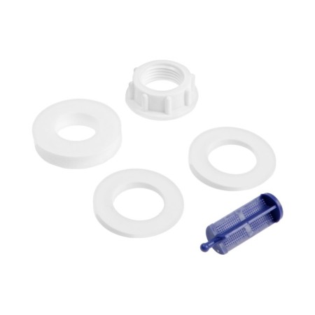 Reinforcement for flush tanks "Statla" - 2, with lateral eyeliner 1/2 ", single -circuit, chromium-3