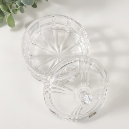 Casket Glass "City and Dome" Transparent 10.3x10.3x10.5 cm-1