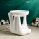 Climb "Hand with a stand" White, 17cm