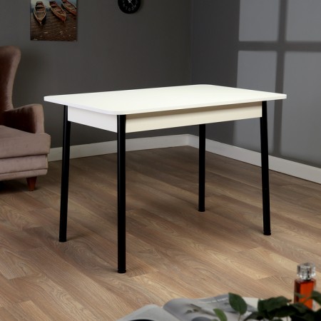 Table kitchen Lyon 1, 1100x700x750, white matte