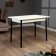 Table kitchen Lyon 1, 1100x700x750, white matte