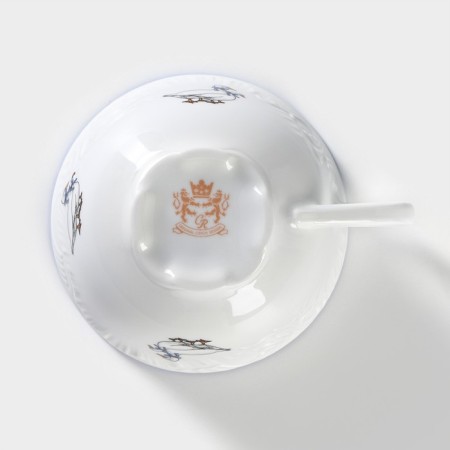 Coffee cup "Rococo. Geese ", 220 ml, porcelain-3