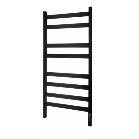 Electric towel Grois Bruno, 400x800 mm, 8 crossbars, lower, black-2