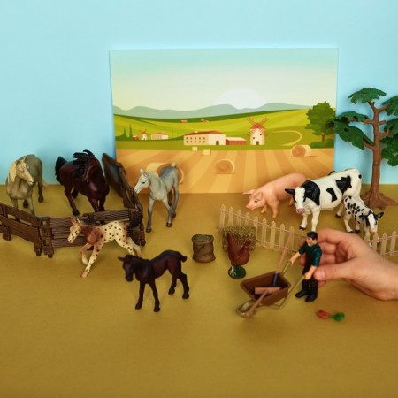 Set of figures "on the farm", 8 items-10