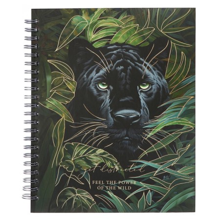 A notebook of 96 sheets in a cage on the crest Tropic Style, a hard cover, matte lamination, foil embossing, mix-6